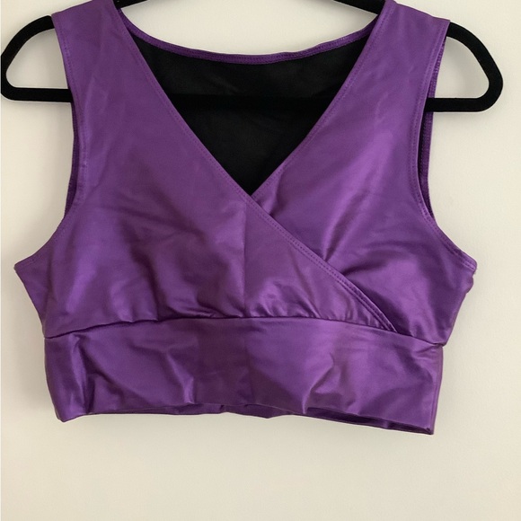 SHEIN Purple Crop Top - Picture 1 of 1
